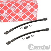 2X febi bilstein BremsschlÄUche Hinten Beidseitig Passend FÜR Audi A1 A3 Seat