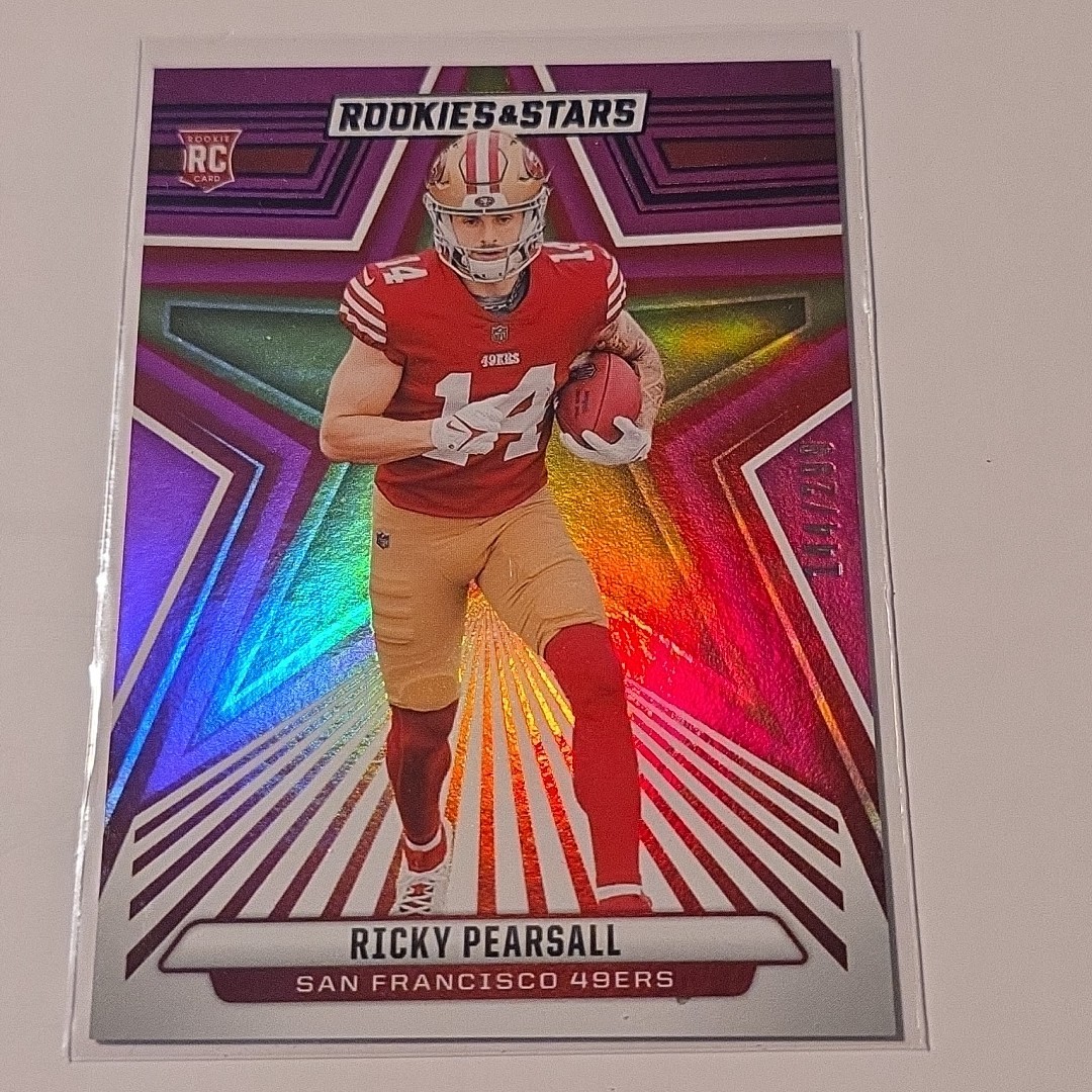 2024 Panini Rookies & Stars Rookies Ricky Pearsall #184 Purple /299 (RC)