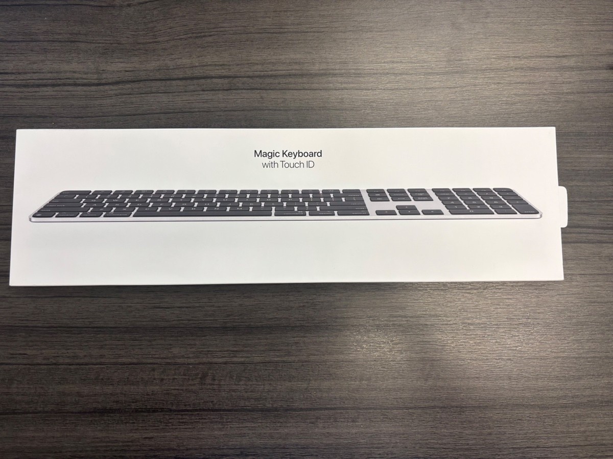 Apple Magic Keyboard（USB-C）MXK83J/A Magic Keyboard with Touch ID and Numeric Keypad for Mac