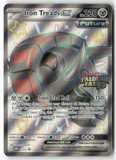 iron treads ex pokemon card price TCG | Paldean Fates Tin this Pokemon takes 150 less damage from attacks (after applying weakness and Resistance). Pokemon  Iron Treads ex