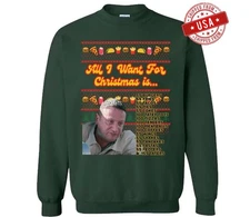 55 Bugers 55 Fries Tim Robinson Christmas Sweatshirt Multicolor Ship from US