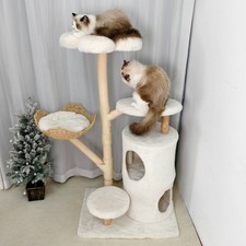 Modern Cat Tree for Large Cats Sisal Scratching Posts & Toy Ball Flower Tower XL