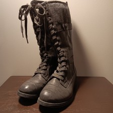 Patrizia by Spring Step Knee High Lace Up Boo...
