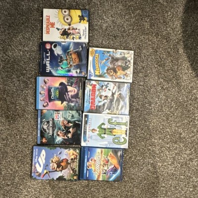 Disney & DreamWorks DVD & Blu-ray Lot: Despicable Me, WALL-E, Madagascar