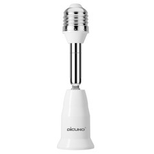 DiCUNO Light Socket Extender, E26 Bulb 4.5 Inch White