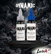 Authentic Dynamic Tattoo/BLACK1oz /TRIPLE BLACK 1oz SET