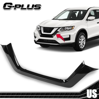 Front Bumper Trim Cover For 2017-2020 Nissan Rogue - Black CAPA Certified Replacement 4 thumbnail image