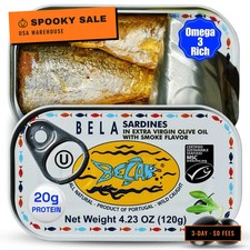 Wild Caught Portuguese Sardines - Lightly Smoked and Marinated in Extra Virgin O