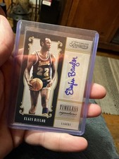 2012-13 TIMELESS TREASURES TIMELESS SIGNATURES ELGIN BAYLOR AUTOGRAPH 7/49