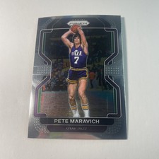 2021-22 Panini Prizm #261 Pete Maravich Silver Wave