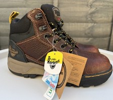 DR MARTENS DM DOCS MAPLE STEEL TOE CAP WORK SAFETY BOOTS INDUSTRIAL SIZE 4/37 