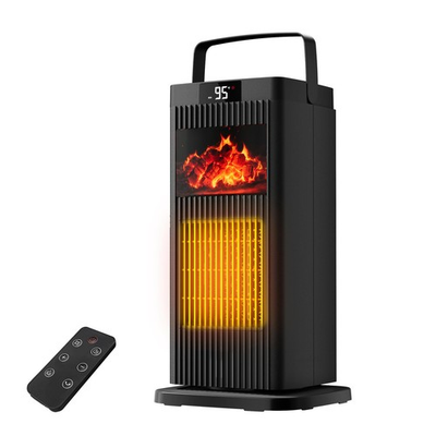 #ad Space Heater for Indoor Use 1500W Portable 13.78quot; Electric 13.78 inch Black $65.44