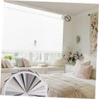 Kincmo No Drill Motorized Blinds with Remote, 100% Blackout - Fabric Samples