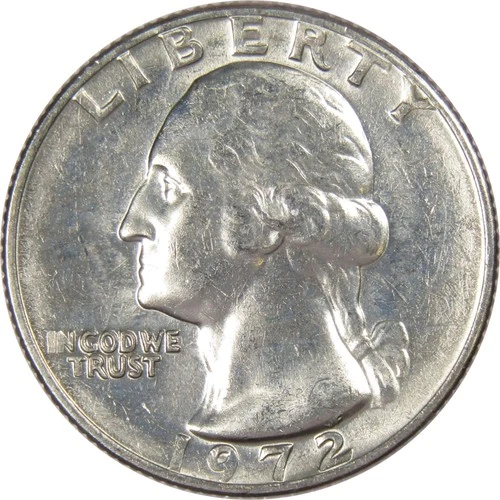 1972-P Washington Quarter — photo from the most recent tracked eBay sale