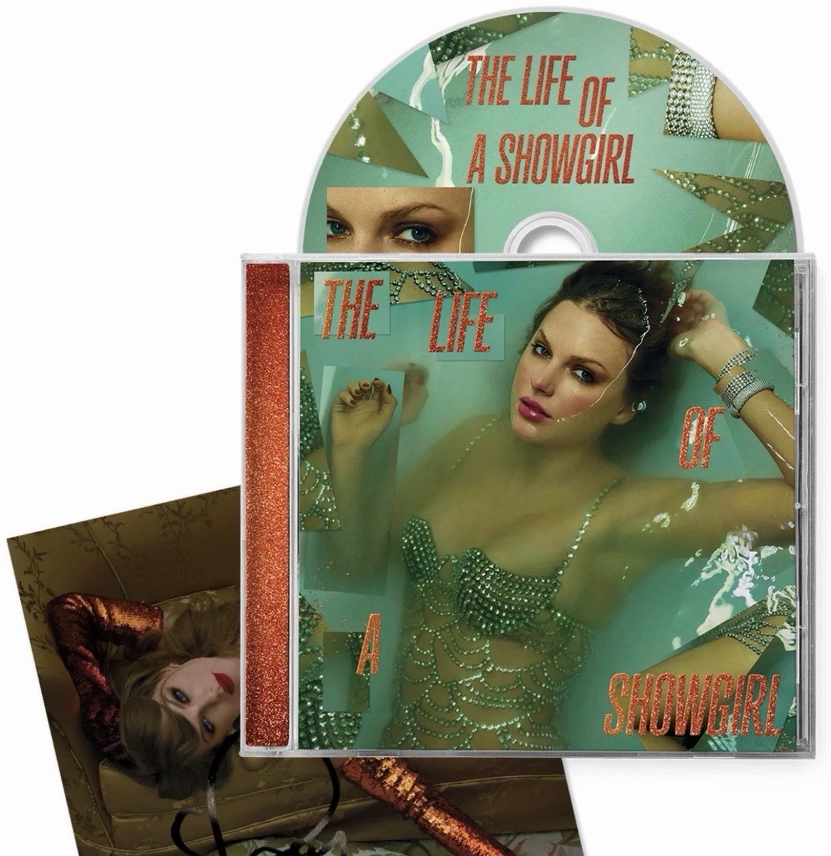 Taylor Swift - The Life of a Showgirl CD + Hand Signed Photo 2