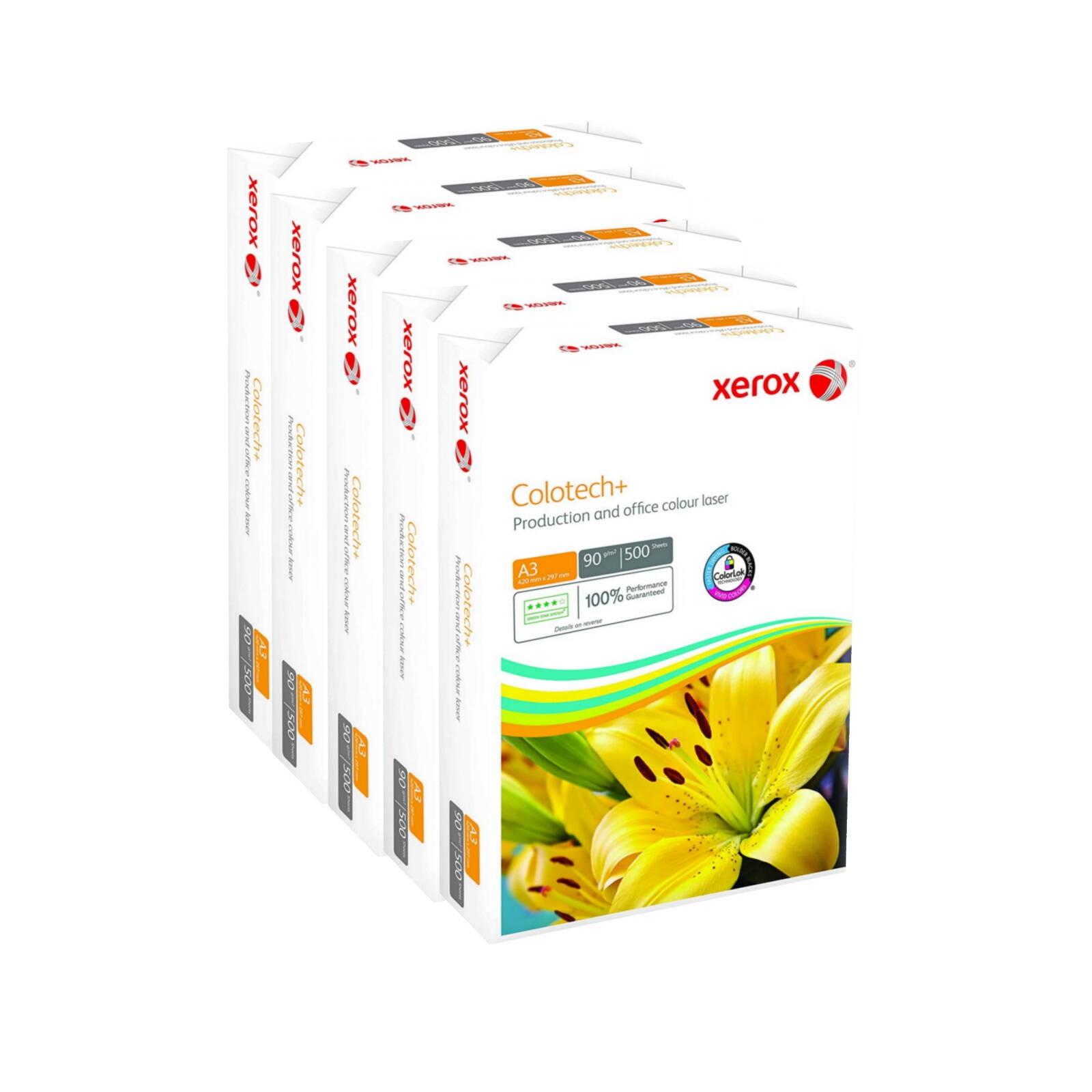 Xerox Colotech+ 90gsm A3 Printer Paper Ream of 2500 Sheets