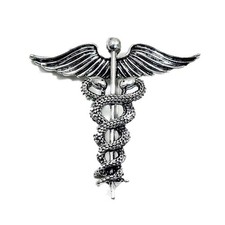 Medical Symbol Caduceus Stethoscope RN Nursing Badge Brooches Lapel Pin for - 05