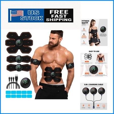 Home Gym Essential: Rechargeable Portable Ab Machine for Total Body Workouts