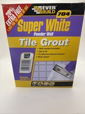 Image of Ever build Super White Powder Wall Tile Grout 1.2kg