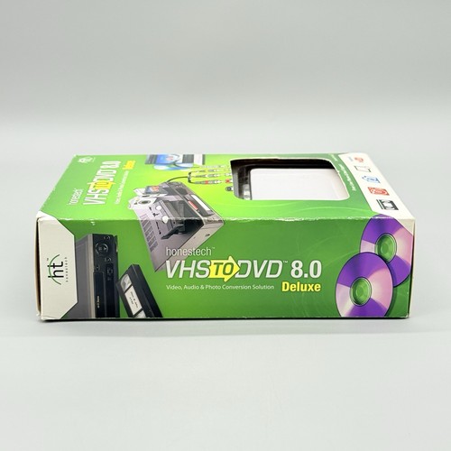 Honestech VIDBOX VHS to DVD 8.0 Deluxe Converter Kit Video Audio & Photo Tested - Afbeelding 5 van 6