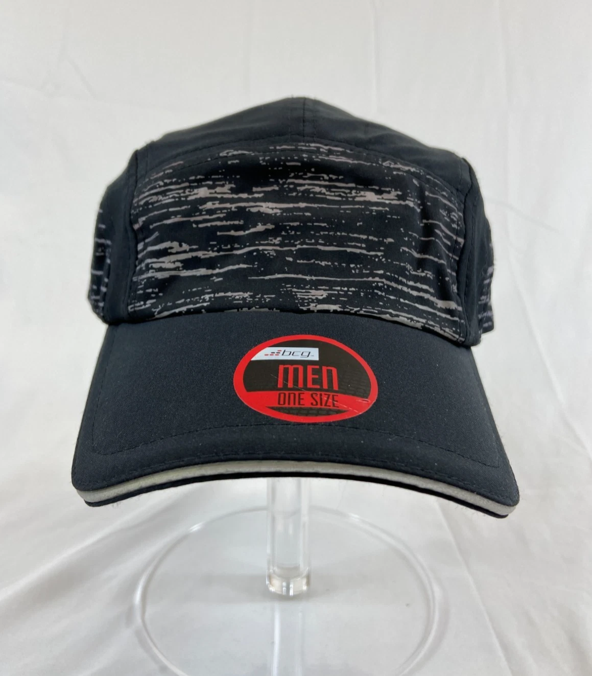 Mens BCG Racing Baseball Cap Strapback Hat Climbing Outdoor Sports Lightweight