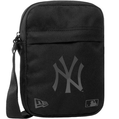 New Era New York Yankees MLB Adjustable Zip Up Shoulder Satchal Side Bag - Schwarz