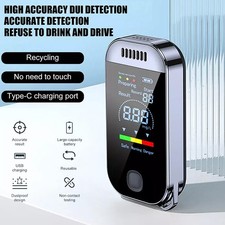 Digital LCD Breath Breathalyzer Test Alcohol Analyzer Detector 0.000 0.199 BAC