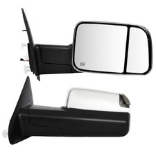 Towing Mirrors 2002-2008 Ram 1500 2500 3500 Power Heated Turn Signal