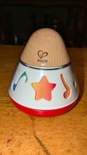 Hape Baby's First Music Box, A Windup Rotating Cone-Shaped Toy, Model  #NBCN0621