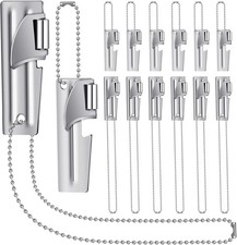 12 Packs P-38  P-51 Military Can Openers W/ Key Rings Stainless Steel Army