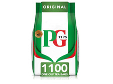 PG Tips Original Black Tea 1100 Plant Based Biodegradable Teabags Fast Shipping 0.02 per strip