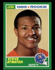 1989 SCORE #263 STEVE ATWATER RC BRONCOS