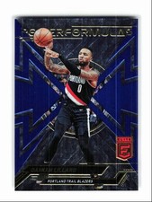 2023-24 Panini Elite Power Formulas Blue Damian Lillard 30/99 Portland