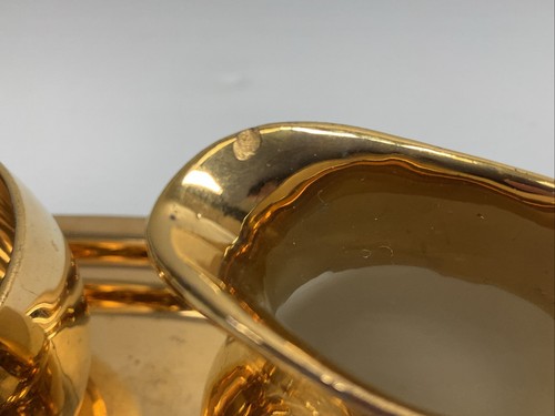 RGK / TK Thun Czech Gold 25-teiliges Teeservice - Tassen, Untertassen, Milchkännchen, Zucker, Tablett - Bild 10 von 14