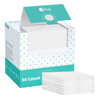 Disposable Face Towels,Ultra Thick Face Towelettes XL, Lint-Free Facial Wipes fo