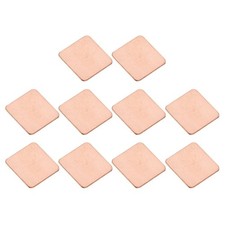 20 Pack 15 x 15 x 0.5mm Copper Pad Thermal Kit IC Chips Heatsink Cooler Shim ...