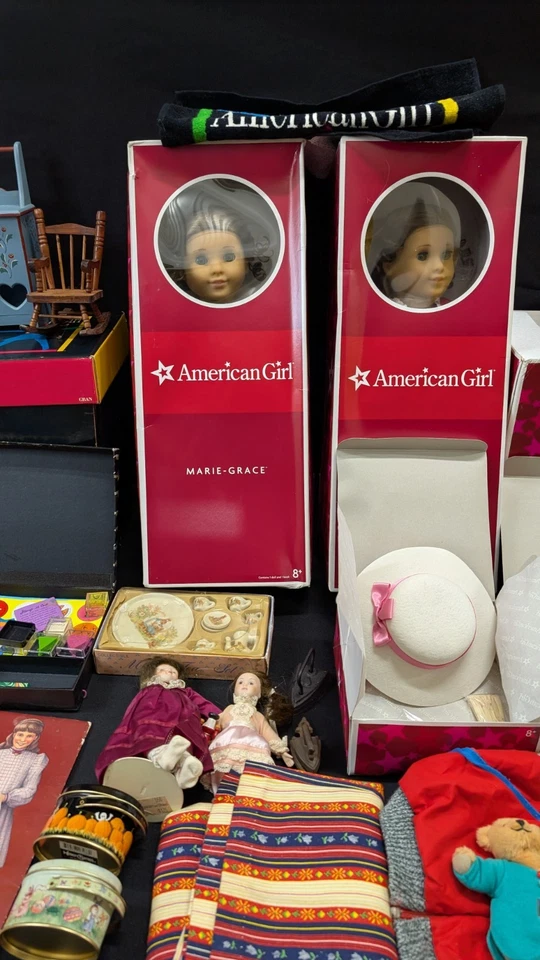 Lot of American Girl 18" Dolls Small dolls Clothing Accessories Books and more - Image 4 of 4