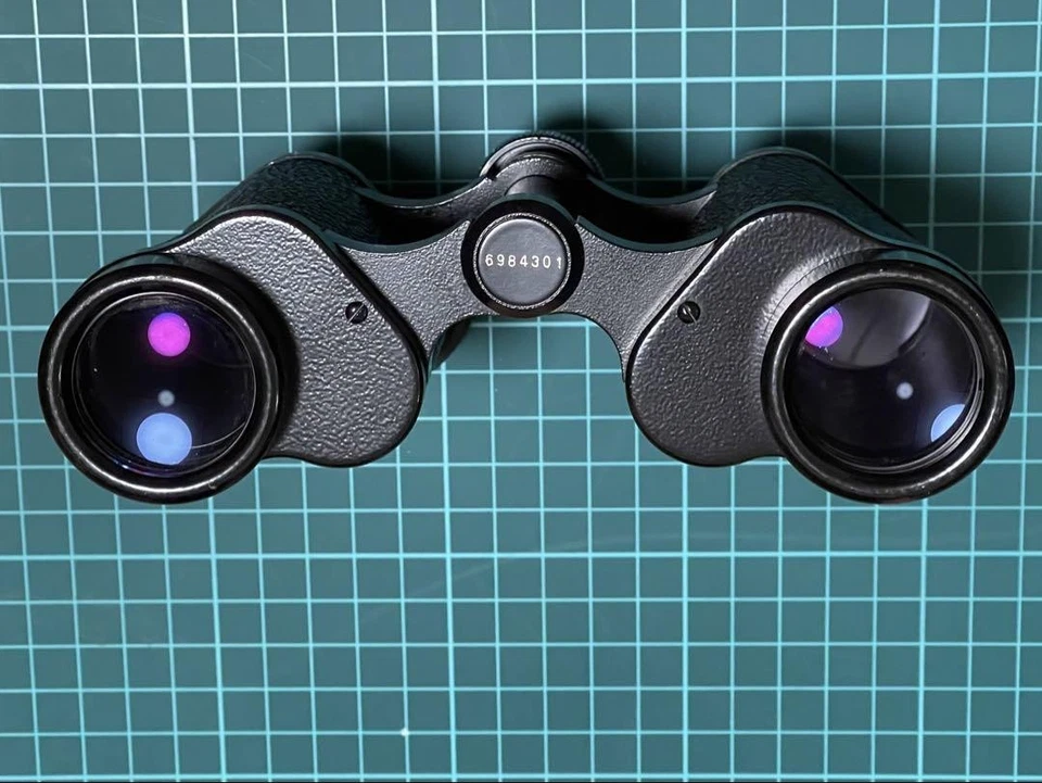 Carl Zeiss Jena Deltrin 8x30 Binoculars with Case & Leather Strap - Germany Used - Image 4 of 4