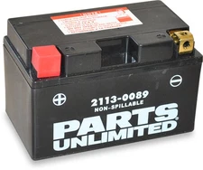Parts Unlimited AGM Factory Activated Maintenance-Free Battery for 2004-2013