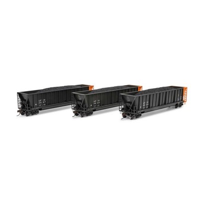 Athearn HO ATH Berwick Bathtub Gondola w/Load UFIX Primed For Grime