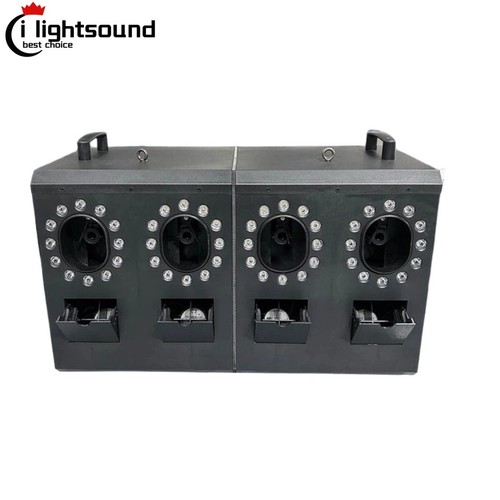 1500W 48LED 4 Wheel Smoke Bubble Fog Machine For Disco Party Club Lighting Show - Picture 2 of 7