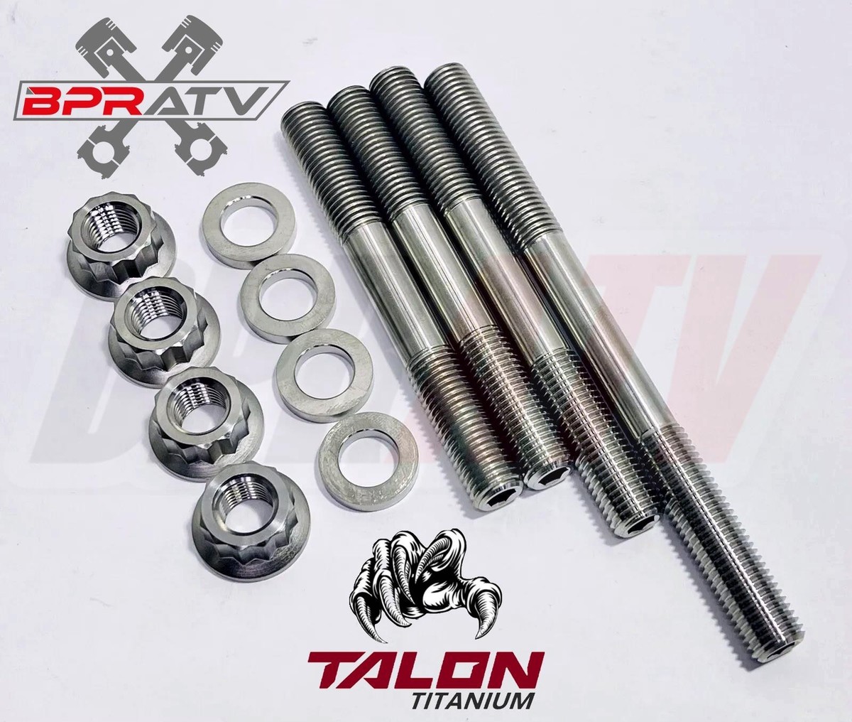 Honda TRX 400EX 400X Cylinder Head Studs Titanium Ti Head Stud