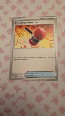CRUSHING HAMMER 168 SCARLET & VIOLET 198 C POKEMON NM/M