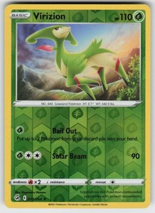 Virizion 015/264 Fusion Strike Reverse Holo Rare