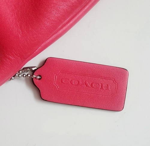 Bolso Bandolera Coach Legacy Doble Refuerzo Original Cuero Rosa LEER - Imagen 14 de 22