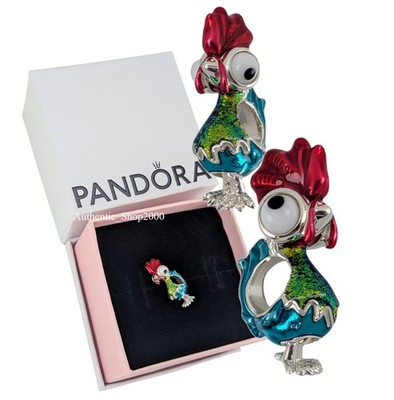 New 100% Authentic PANDORA 925 Disney Moana Heihei Rooster Charm