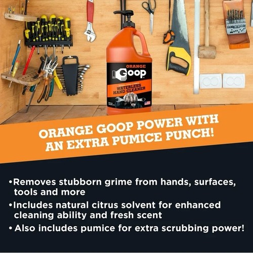 GOOP Citrus Hand Cleaner – Heavy Duty, Gentle, Natural Extracts, Pump - Foto 3 di 5