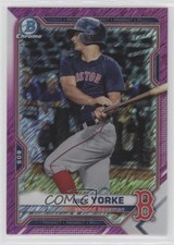 2021 Bowman Chrome Prospects Fuchsia Shimmer Refractor 95/199 Nick Yorke uk2