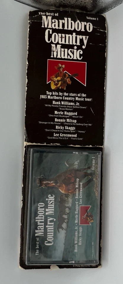 The Best of Marlboro Country Music Vol 1 Cassette Tape 1985 - Image 2 of 4