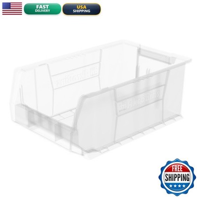 Akro-Mils 30281 Super-Size AkroBins Plastic Storage Bins, Space-Saving